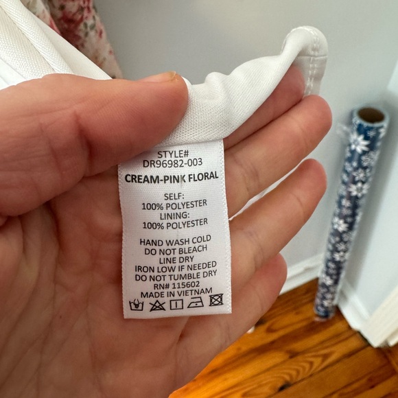 Lush Long Sleeve Spring Floral mini Wrap Dress in XS - Picture 11 of 12